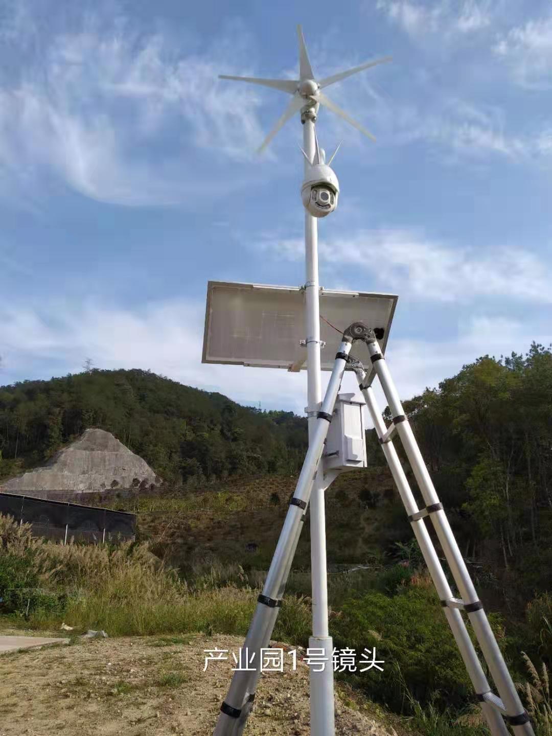 福建风光互补太阳能监控摄像头施工案例